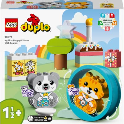 Конструктор Lego Duplo Мой первый щенок и котенок 22дет 10977 Конструктор Lego Duplo Мой первый щенок и котенок 22дет 10977