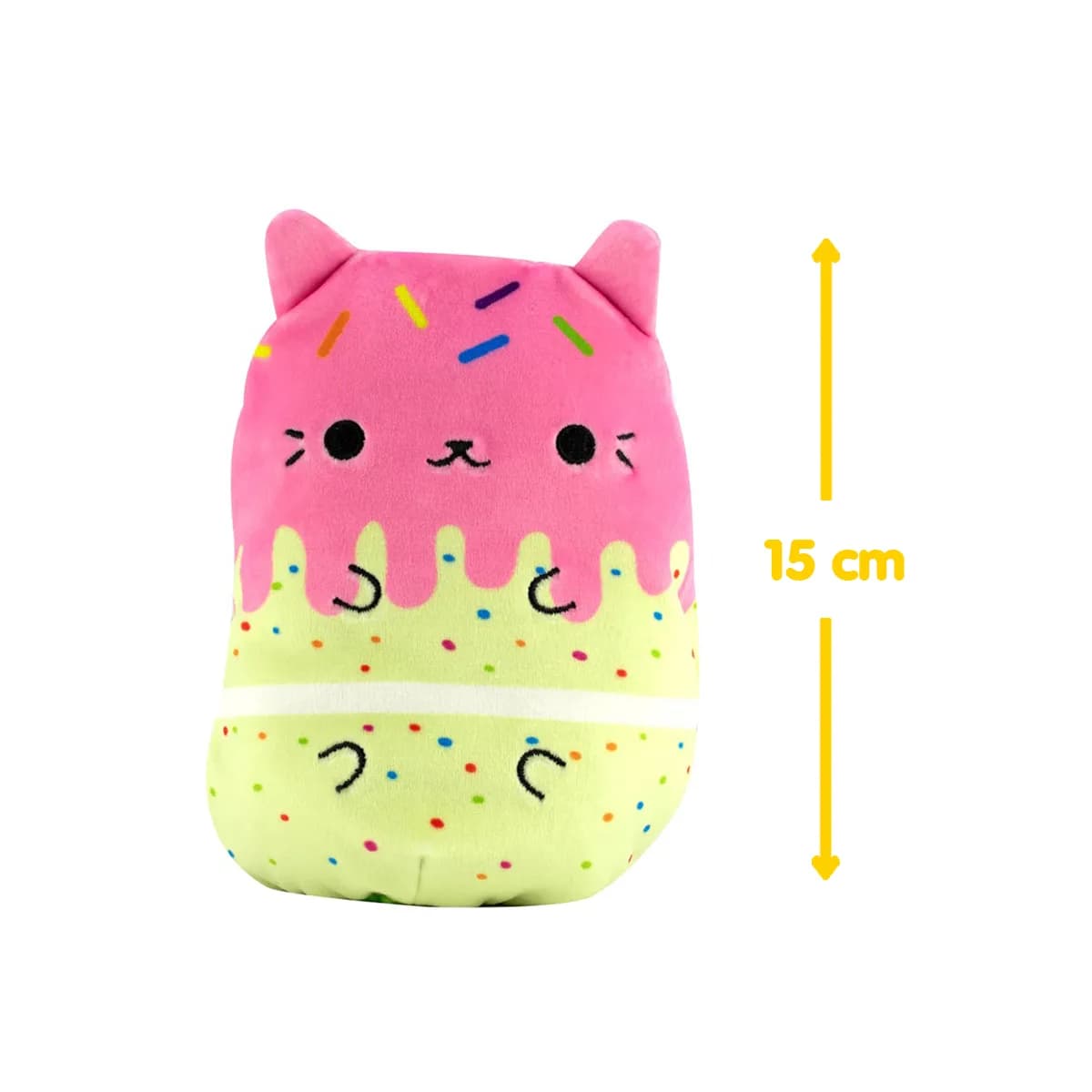 Іграшка м'яка Cats Vs Pickles 2в1 Котик та Огірок Солодощі 15см CVP2200-6 фото 3 Іграшка м'яка Cats Vs Pickles 2в1 Котик та Огірок Солодощі 15см CVP2200-6 фото 3
