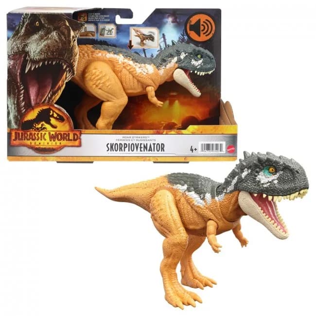 Динозавр интерактивный Mattel Громкая атака HDX17 фото 7 Динозавр интерактивный Mattel Громкая атака HDX17 фото 7