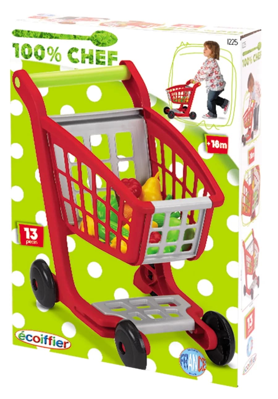 Тележка для супермаркета Smoby 001225 фото 2 Тележка для супермаркета Smoby 001225 фото 2