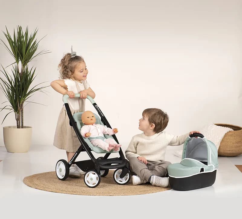 Коляска універсальна 3в1 для ляльок Smoby 253120 фото 2 Коляска універсальна 3в1 для ляльок Smoby 253120 фото 2