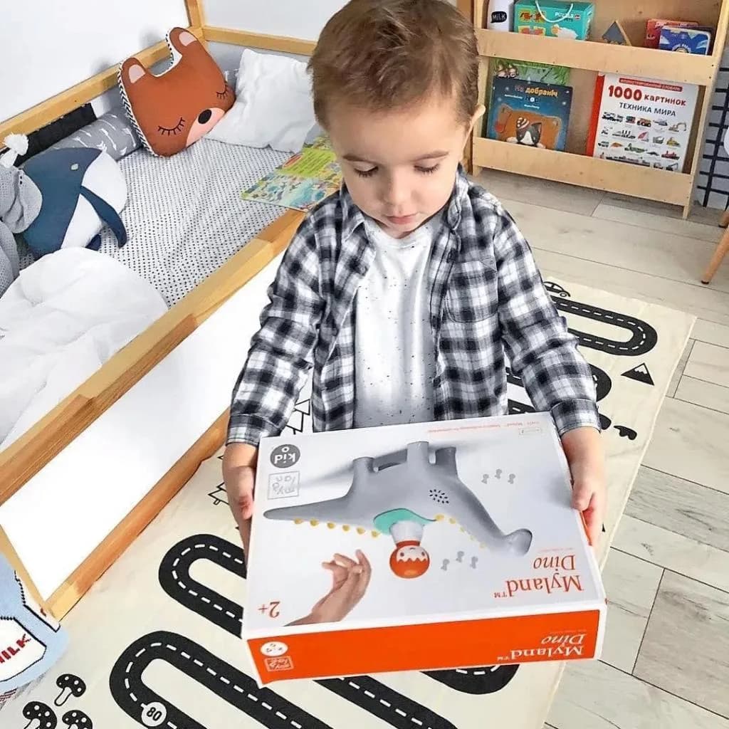 Игрушка интерактивная Kid O Динозавр и малыш 10474 фото 4 Игрушка интерактивная Kid O Динозавр и малыш 10474 фото 4