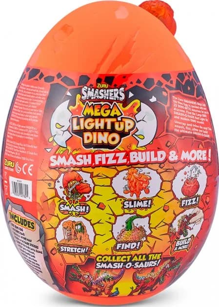 Фигурка в яйце Smashers Light-Up Dino Mega 7474A фото 2 Фигурка в яйце Smashers Light-Up Dino Mega 7474A фото 2