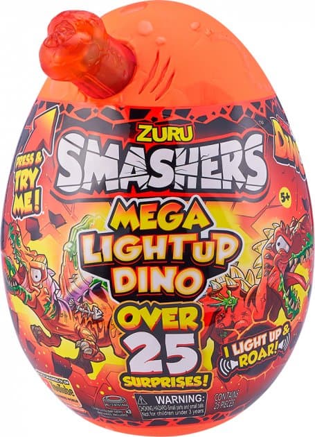 Фигурка в яйце Smashers Light-Up Dino Mega 7474A Фигурка в яйце Smashers Light-Up Dino Mega 7474A