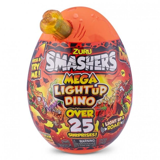 Фігурка в яйці Smashers Light-Up Dino Mega 7474B Фігурка в яйці Smashers Light-Up Dino Mega 7474B