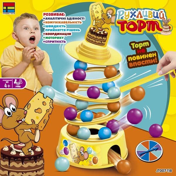 Игра настольная Jiatai Toys Подвижный торт JT007-118