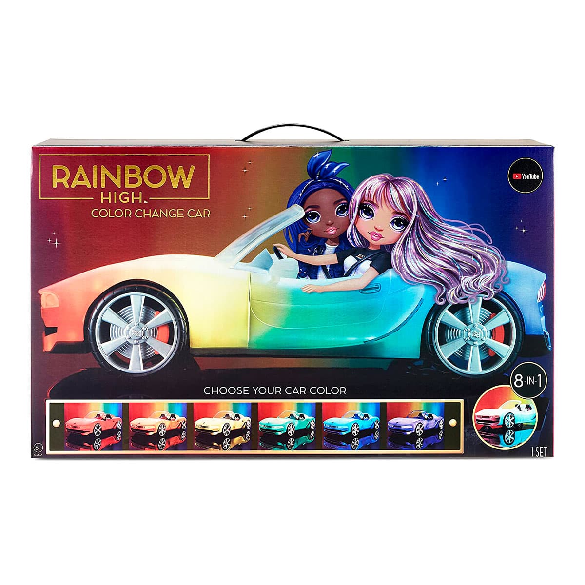 Автомобиль для куклы Rainbow High Разноцветное сияние 574316