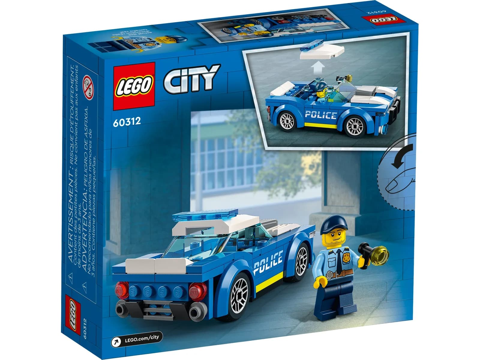 Конструктор Lego City Полицейская машина 94дет 60312 фото 2 Конструктор Lego City Полицейская машина 94дет 60312 фото 2