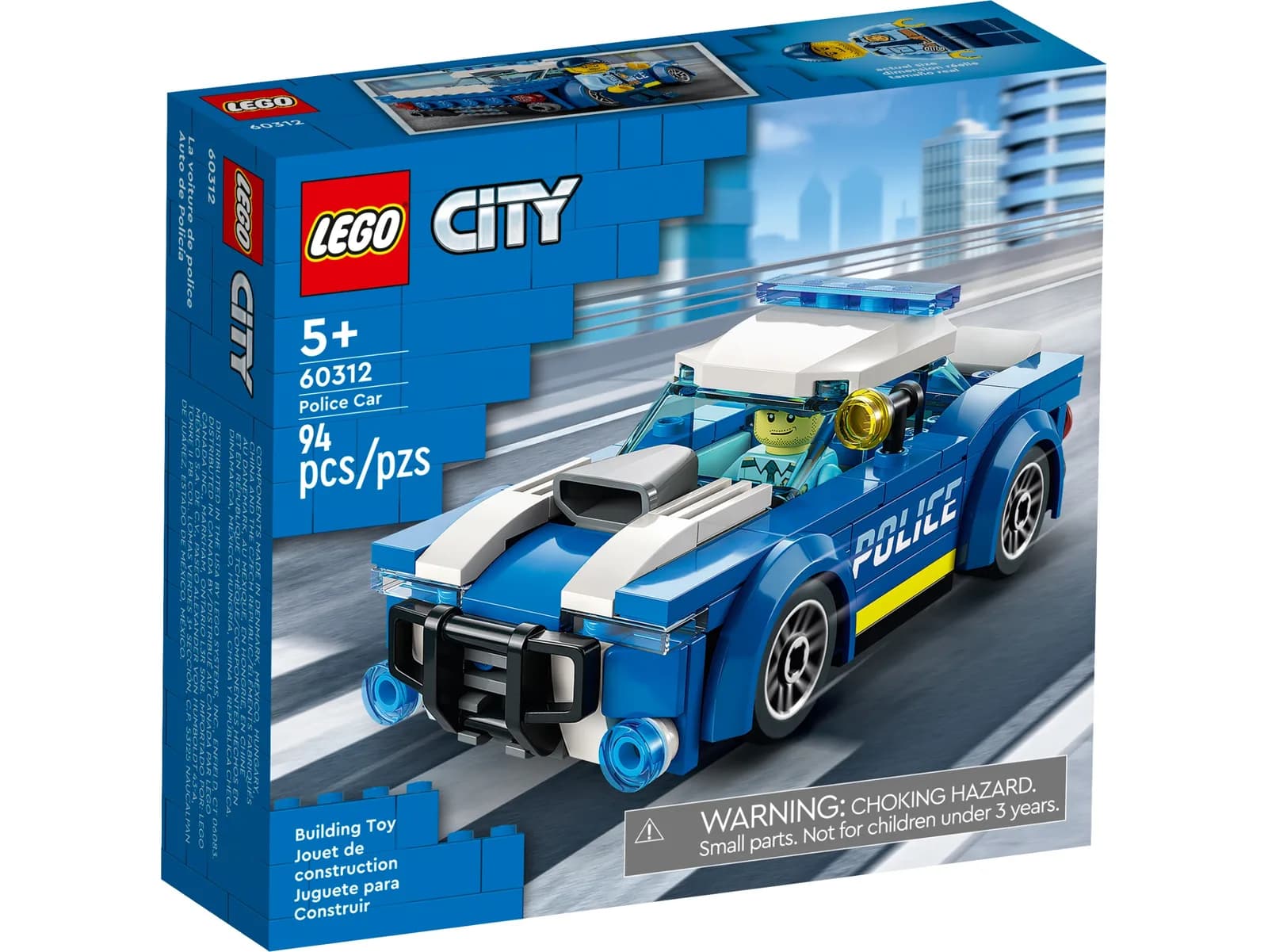 Конструктор Lego City Полицейская машина 94дет 60312 фото 5 Конструктор Lego City Полицейская машина 94дет 60312 фото 5