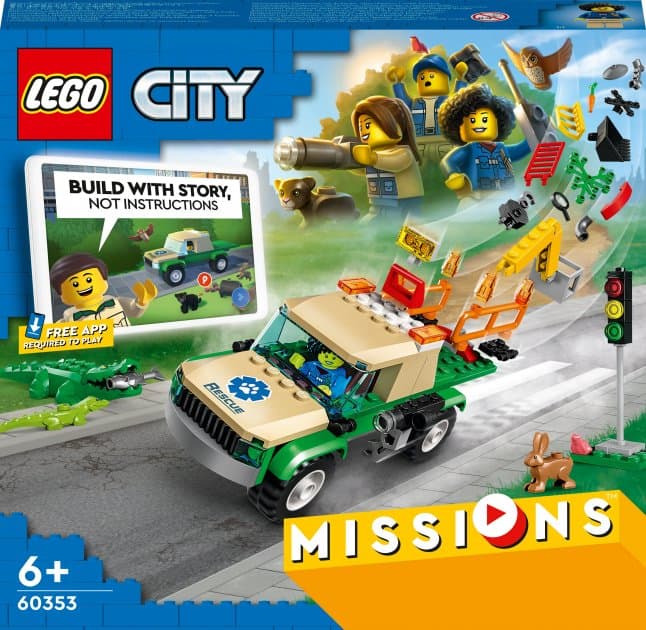 Конструктор Lego City Місії порятунку диких тварин 246дет 60353 Конструктор Lego City Місії порятунку диких тварин 246дет 60353