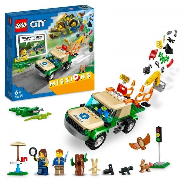 Конструктор Lego City Місії порятунку диких тварин 246дет 60353 фото 8 Конструктор Lego City Місії порятунку диких тварин 246дет 60353 фото 8