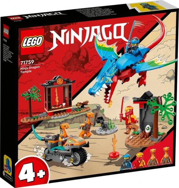 Конструктор Lego Ninjago Храм ниндзя-дракона 161дет 71759 Конструктор Lego Ninjago Храм ниндзя-дракона 161дет 71759