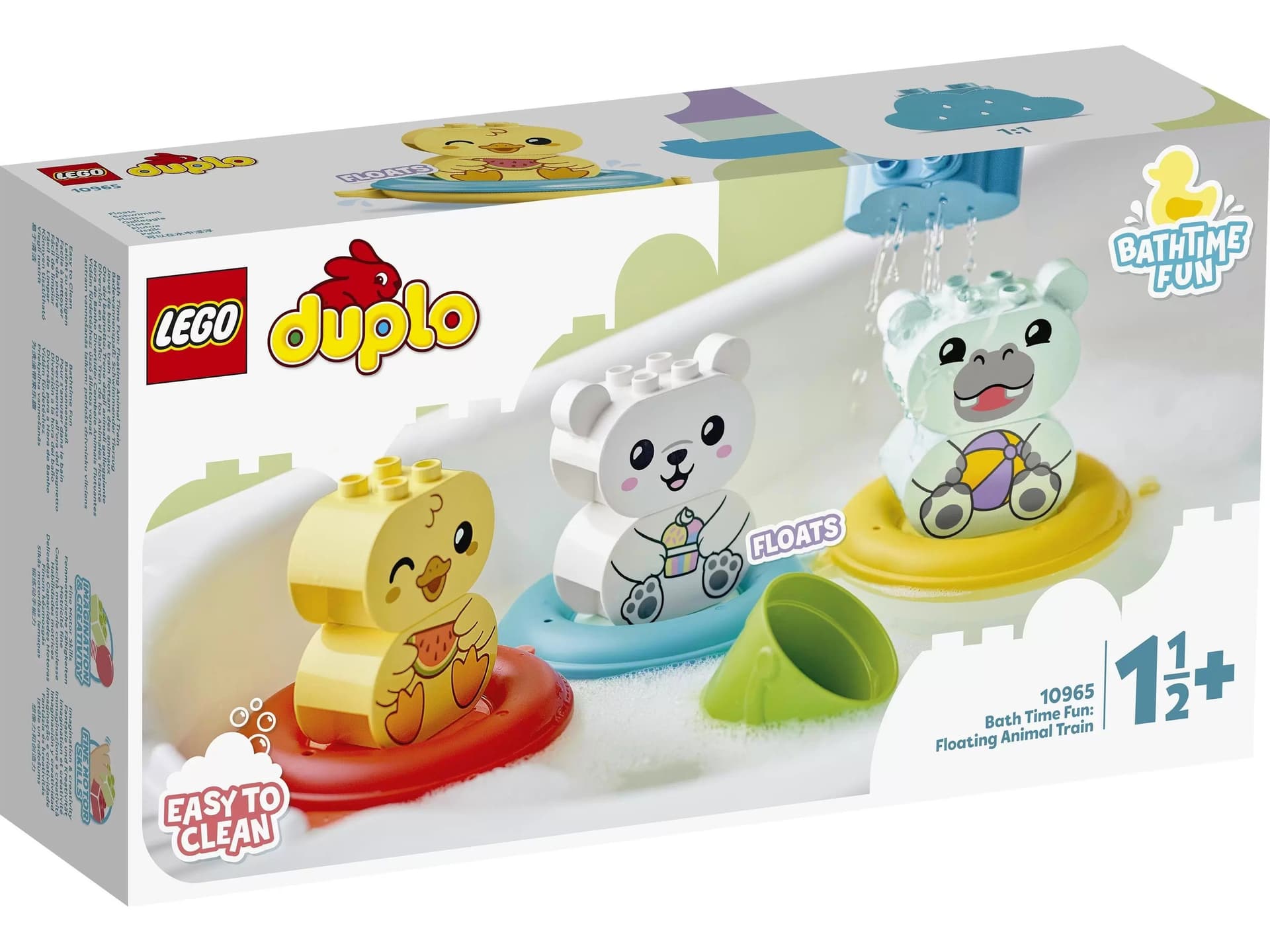 Конструктор Lego Duplo Плавающий поезд с животными 14дет 10965