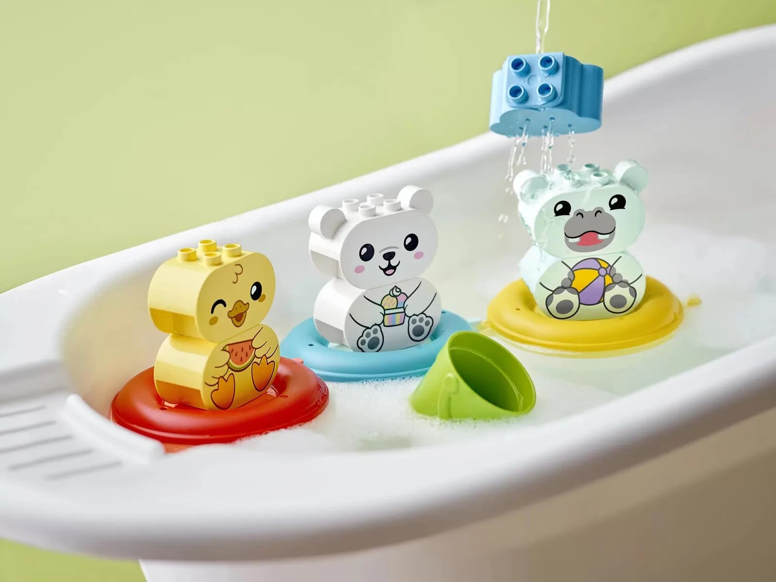 Конструктор Lego Duplo Плавающий поезд с животными 14дет 10965 фото 11