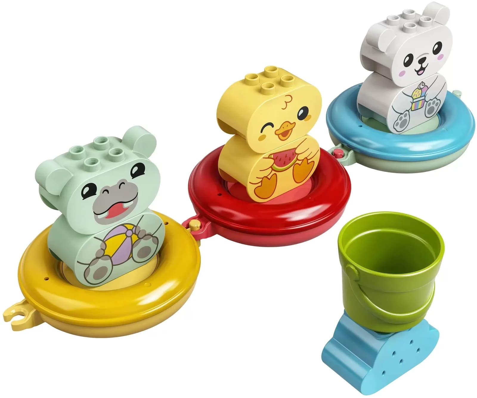 Конструктор Lego Duplo Плавающий поезд с животными 14дет 10965 фото 3