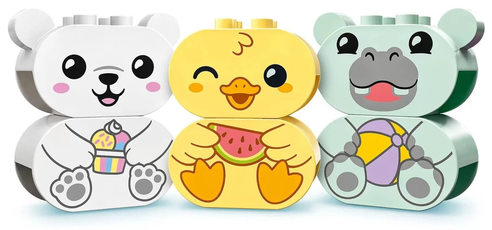 Конструктор Lego Duplo Плавающий поезд с животными 14дет 10965 фото 7