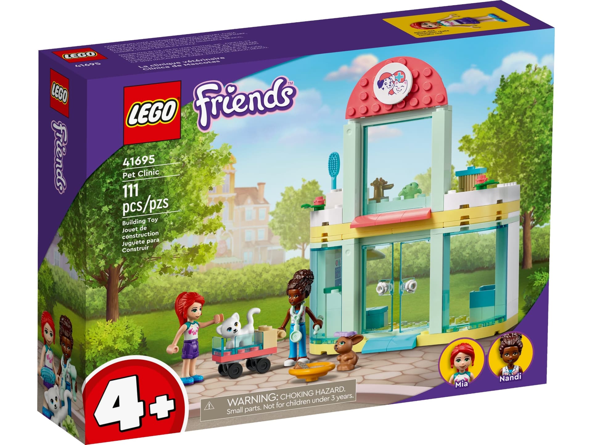 Конструктор Lego Friends Ветеринарная клиника 111дет 41695 Конструктор Lego Friends Ветеринарная клиника 111дет 41695