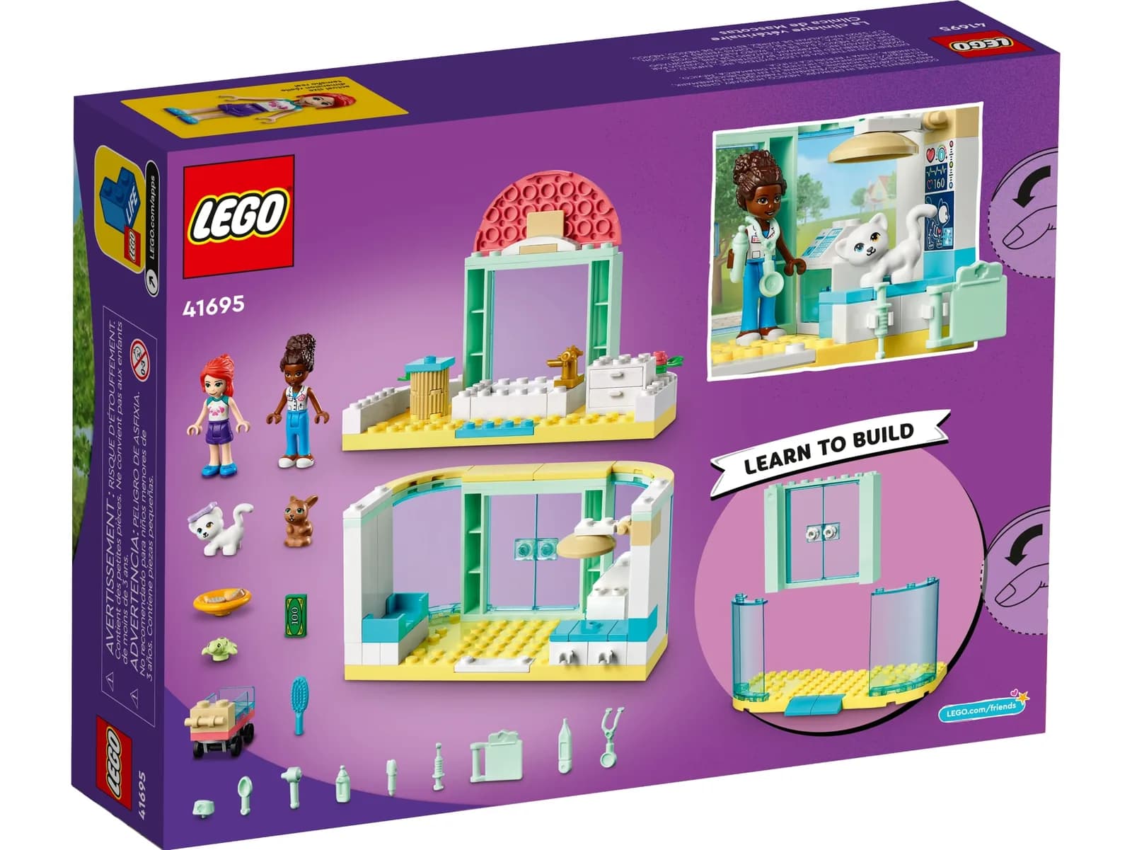 Конструктор Lego Friends Ветеринарная клиника 111дет 41695 фото 11 Конструктор Lego Friends Ветеринарная клиника 111дет 41695 фото 11