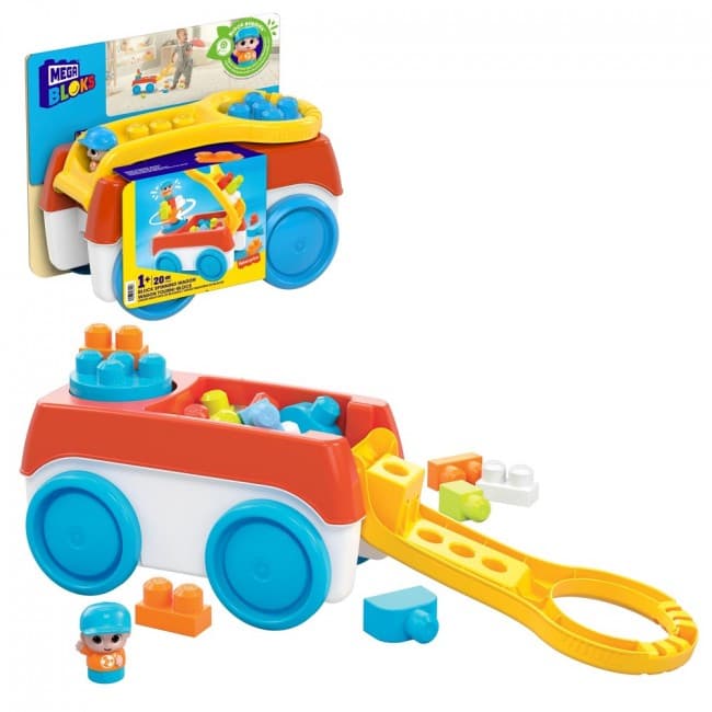 Конструктор-каталка MEGA BLOKS 20дет HHN00