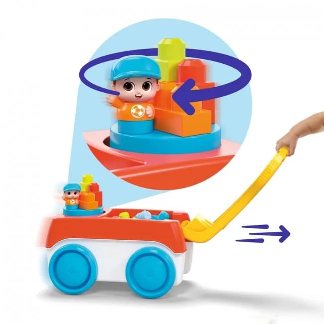 Конструктор-каталка MEGA BLOKS 20дет HHN00 фото 2