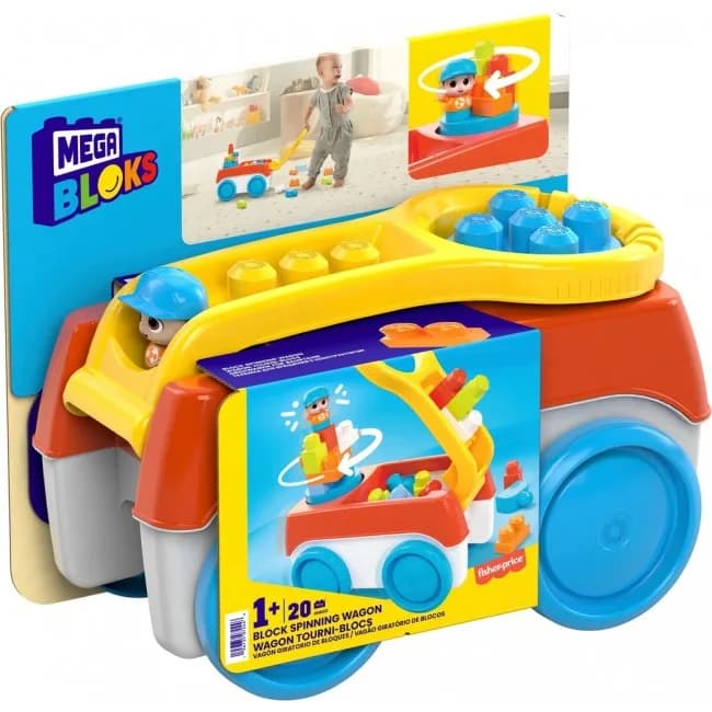 Конструктор-каталка MEGA BLOKS 20дет HHN00 фото 6