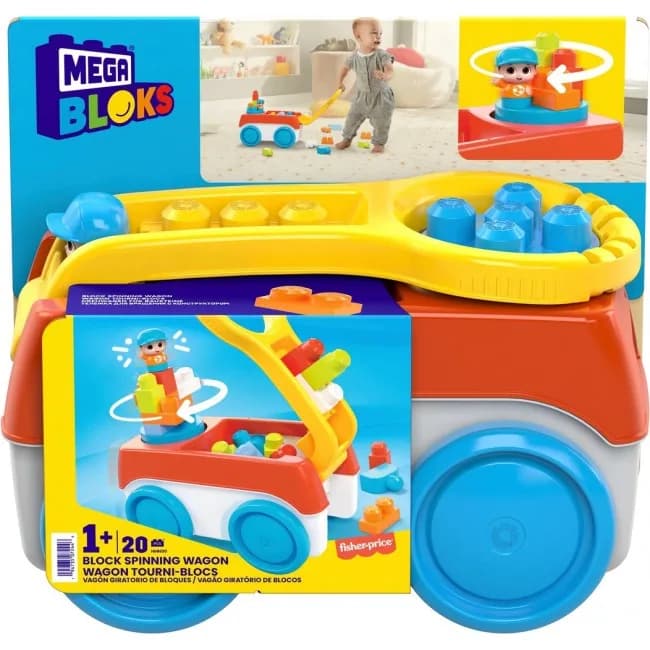 Конструктор-каталка MEGA BLOKS 20дет HHN00 фото 7