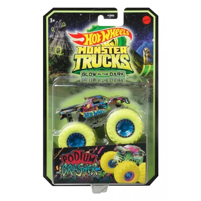 Машина базовая Monster Trucks Hot Wheels Светящиеся во тьме HCB50 фото 6 Машина базовая Monster Trucks Hot Wheels Светящиеся во тьме HCB50 фото 6