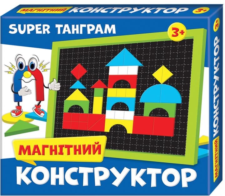Конструктор магнітний Мій успіх Super Танграм 145дет 200000014У