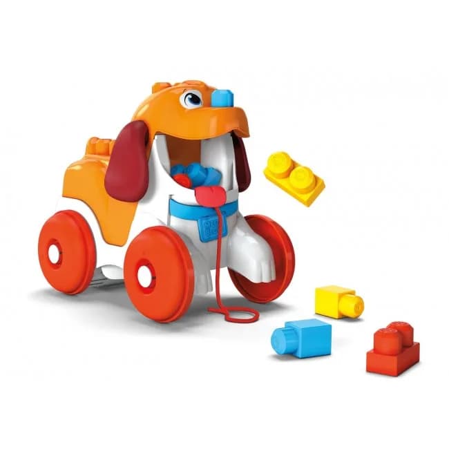 Конструктор-каталка MEGA BLOKS Песик 15дет GNW63 фото 2