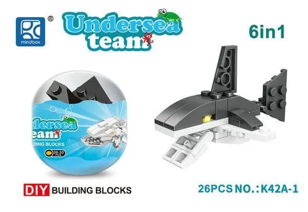 Конструктор MINDBOX Морські мешканці K42A фото 4 Конструктор MINDBOX Морські мешканці K42A фото 4