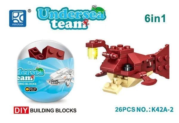 Конструктор MINDBOX Морські мешканці K42A фото 5 Конструктор MINDBOX Морські мешканці K42A фото 5