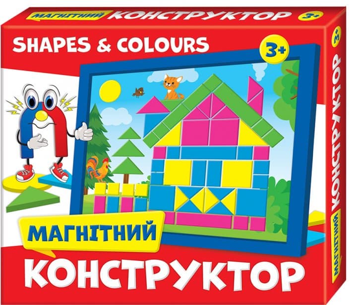 Конструктор магнитный Мій успіх Shapes&Colours 116дет 200000027У Конструктор магнитный Мій успіх Shapes&Colours 116дет 200000027У
