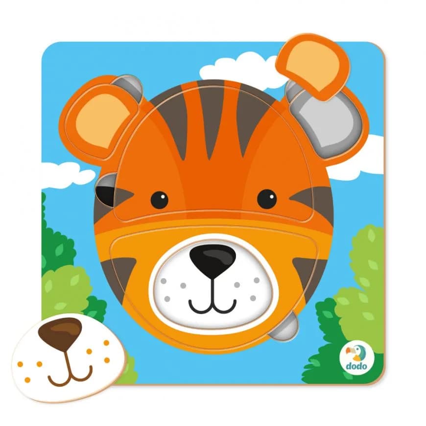 Пазл-сортер Dodo Тигренок 5эл 300351 фото 2