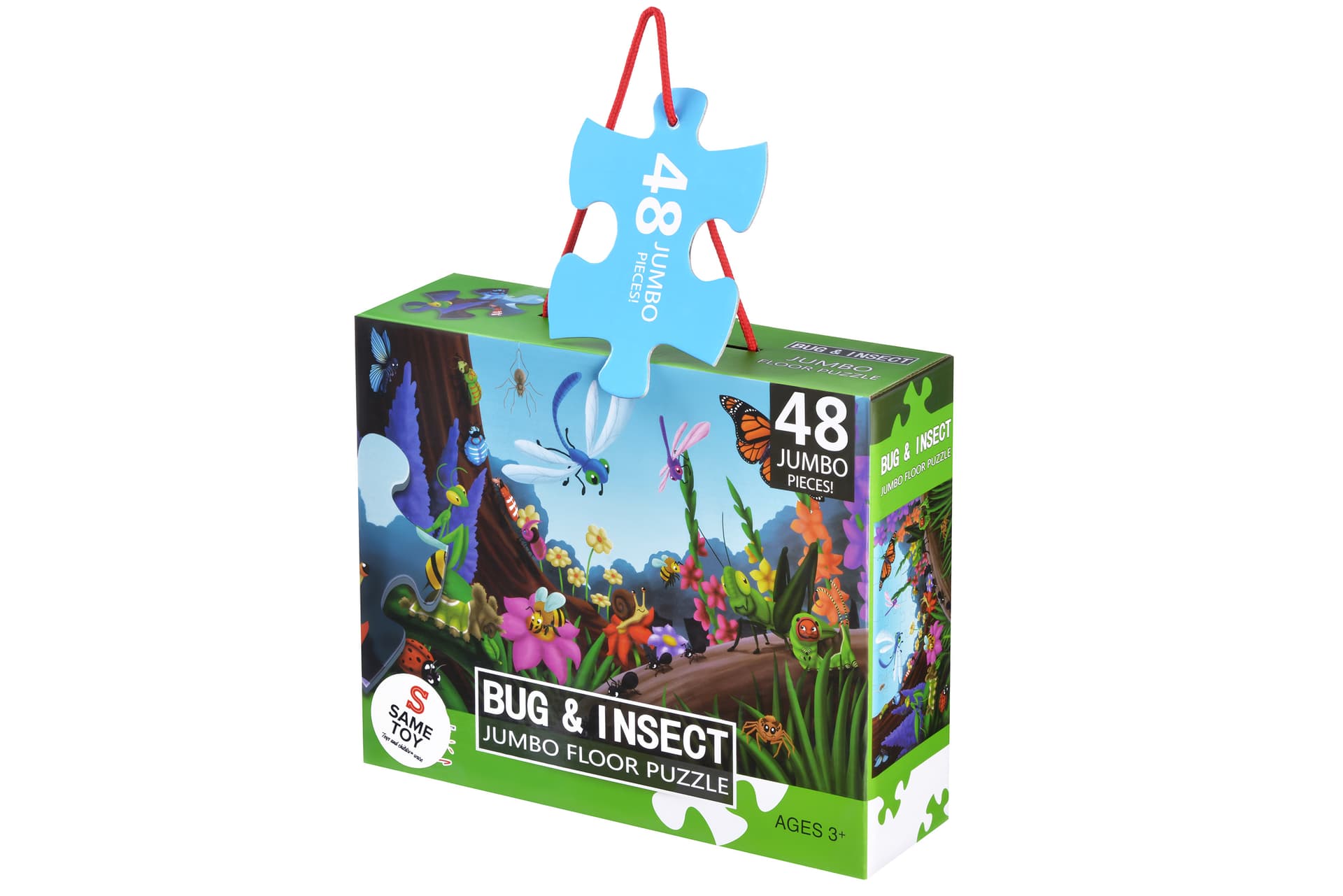 Пазл Same Toy Жуки и насекомые 48эл 88096UT