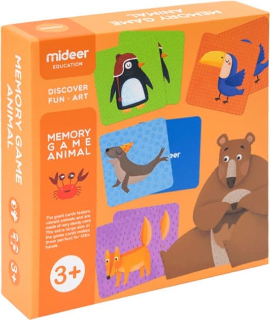 Игра настольная Mideer Memory Зверята MD2032 Игра настольная Mideer Memory Зверята MD2032