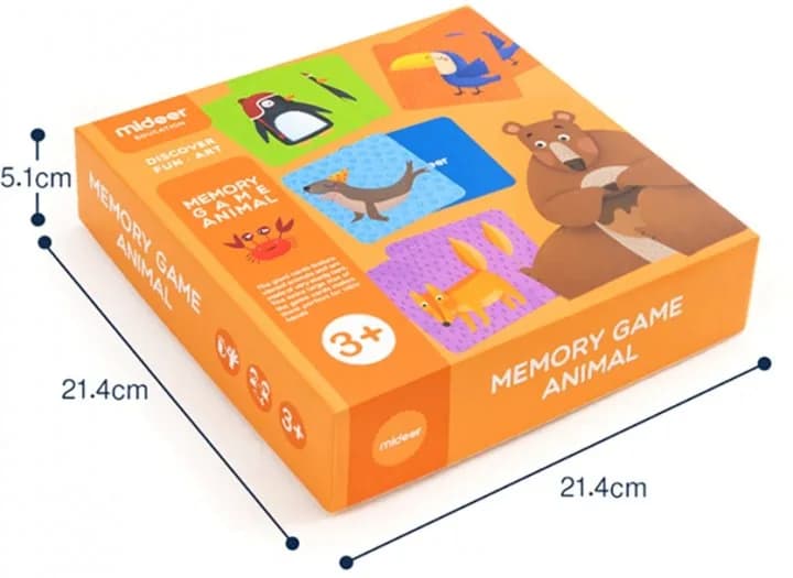 Игра настольная Mideer Memory Зверята MD2032 фото 3 Игра настольная Mideer Memory Зверята MD2032 фото 3