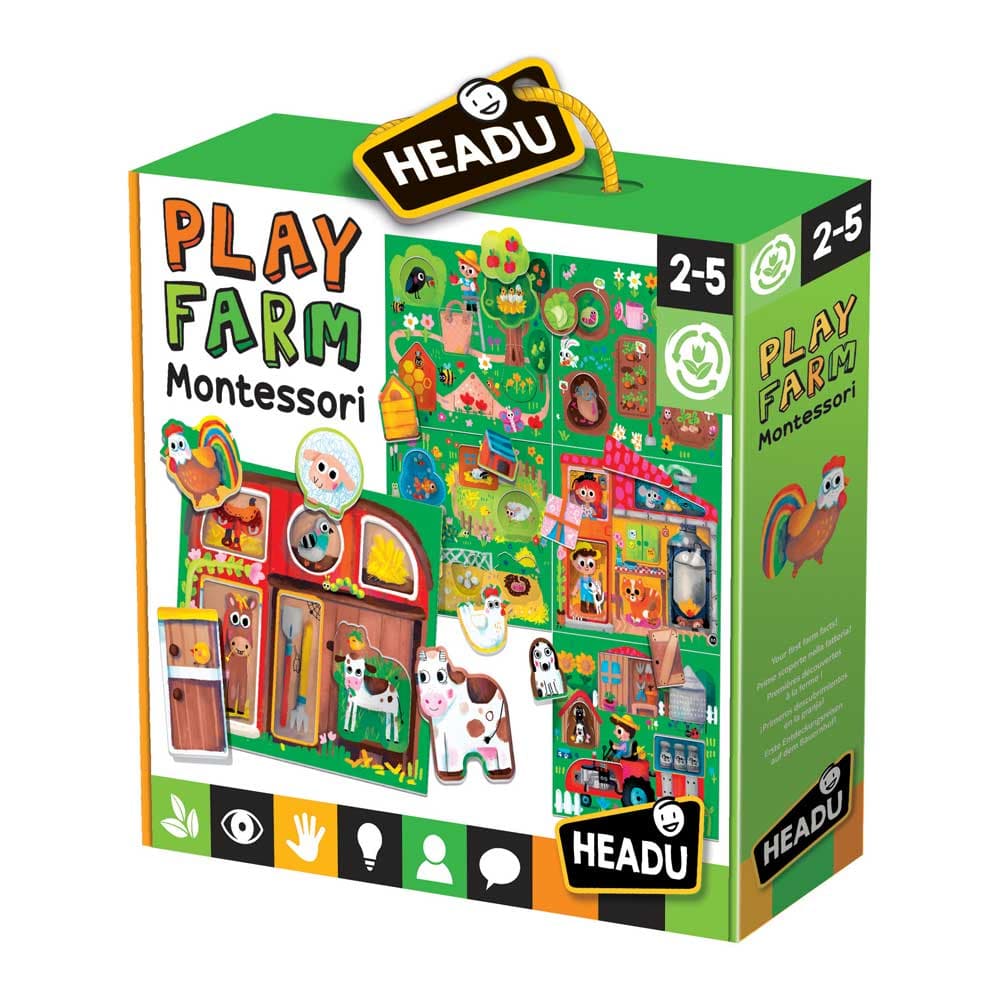 Игра Headu Монтессори Жизнь на ферме MU23608 Игра Headu Монтессори Жизнь на ферме MU23608
