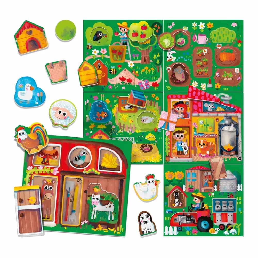 Игра Headu Монтессори Жизнь на ферме MU23608 фото 2 Игра Headu Монтессори Жизнь на ферме MU23608 фото 2