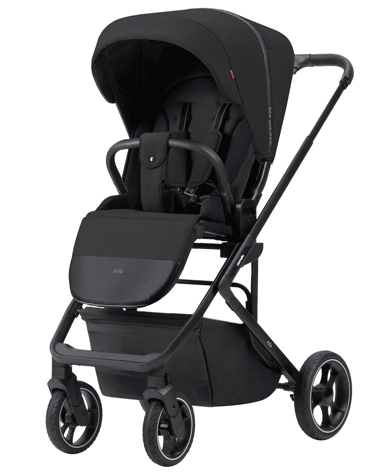 Коляска прогулянкова Carrello Alfa 2024 CRL-5508 Midnight Black BF Коляска прогулянкова Carrello Alfa 2024 CRL-5508 Midnight Black BF