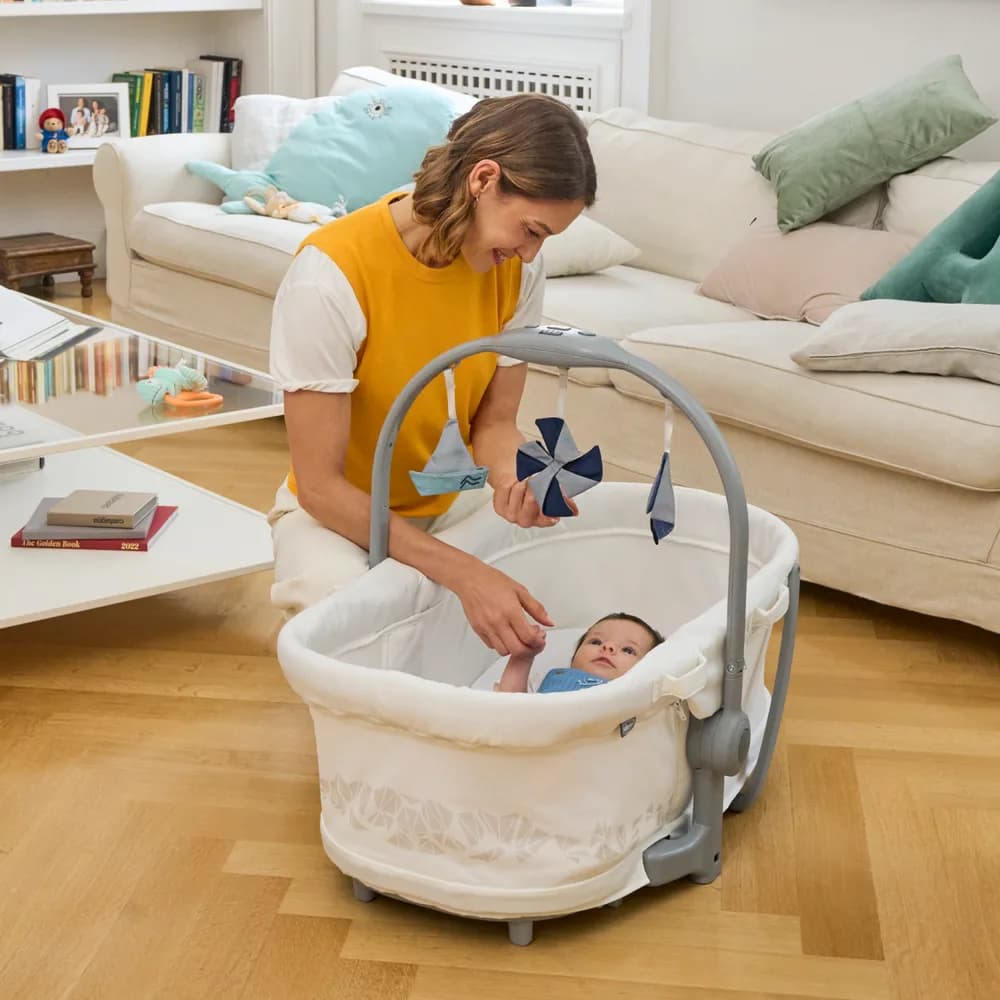 Кроватка-люлька 5в1 Chicco Baby Hug Pro 87076.96 фото 3