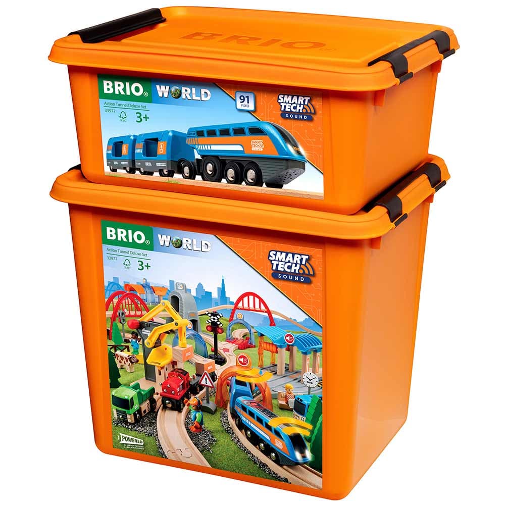 Детская железная дорога BRIO Smart Tech Deluxe 33977 Детская железная дорога BRIO Smart Tech Deluxe 33977