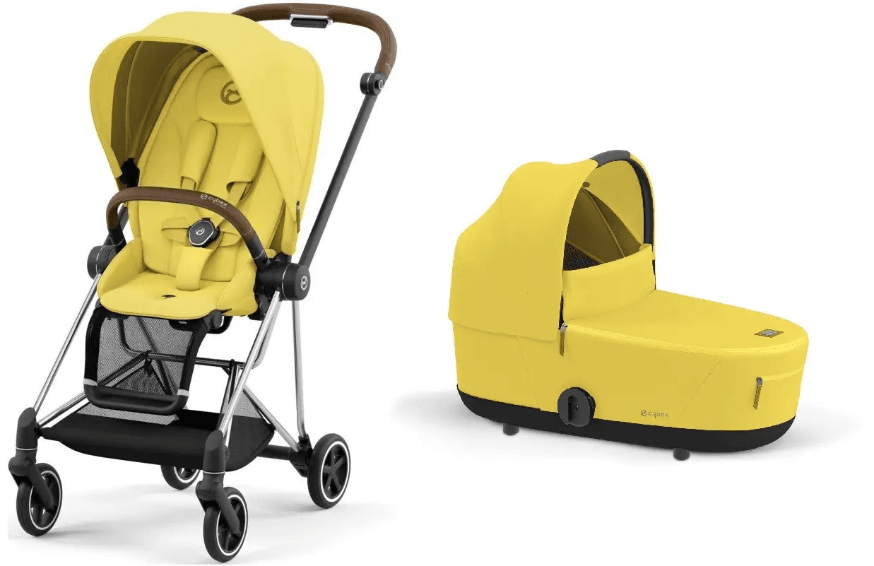 Коляска универсальная 2в1 Cybex Mios 4.0 Mustard Yellow/Chrome Brown 522000823/3