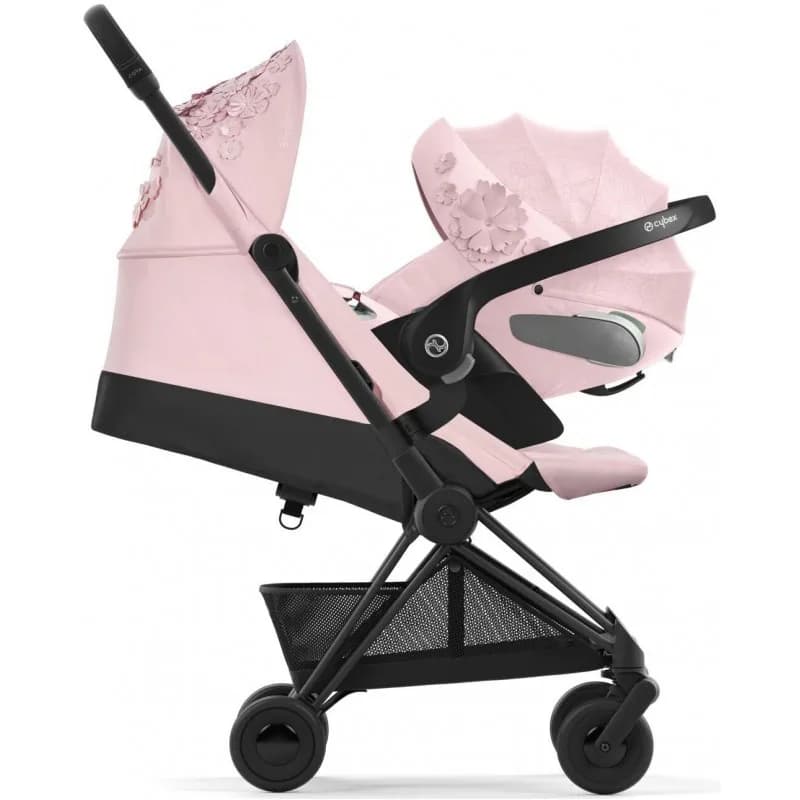 Коляска прогулочная Cybex Coya 2023 522003131 Matt Simply Flowers Pink фото 4