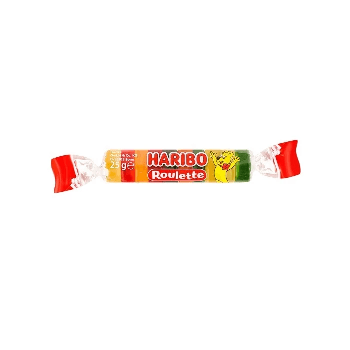 Конфеты желейные неглазурированные Haribo Roulette 25г 637223