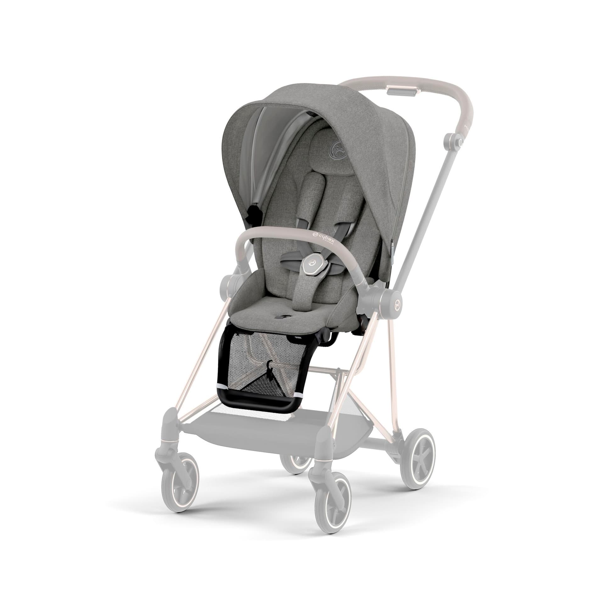 Текстиль для прогулочного блока Cybex Mios Plus 521002579 Manhattan Grey Текстиль для прогулочного блока Cybex Mios Plus 521002579 Manhattan Grey