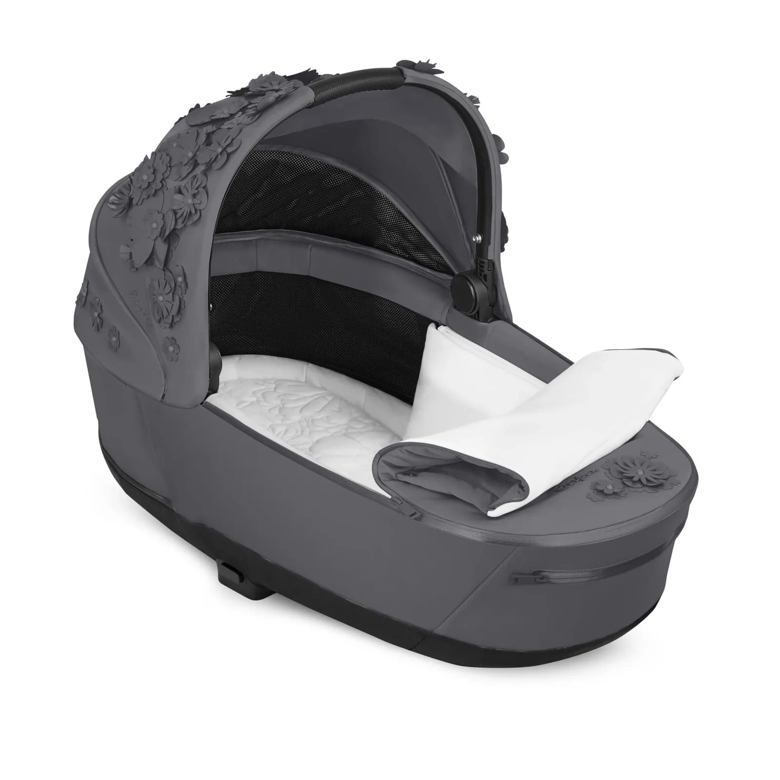 Люлька CYBEX Priam Lux Simply Flowers Grey 522000941 фото 4 Люлька CYBEX Priam Lux Simply Flowers Grey 522000941 фото 4