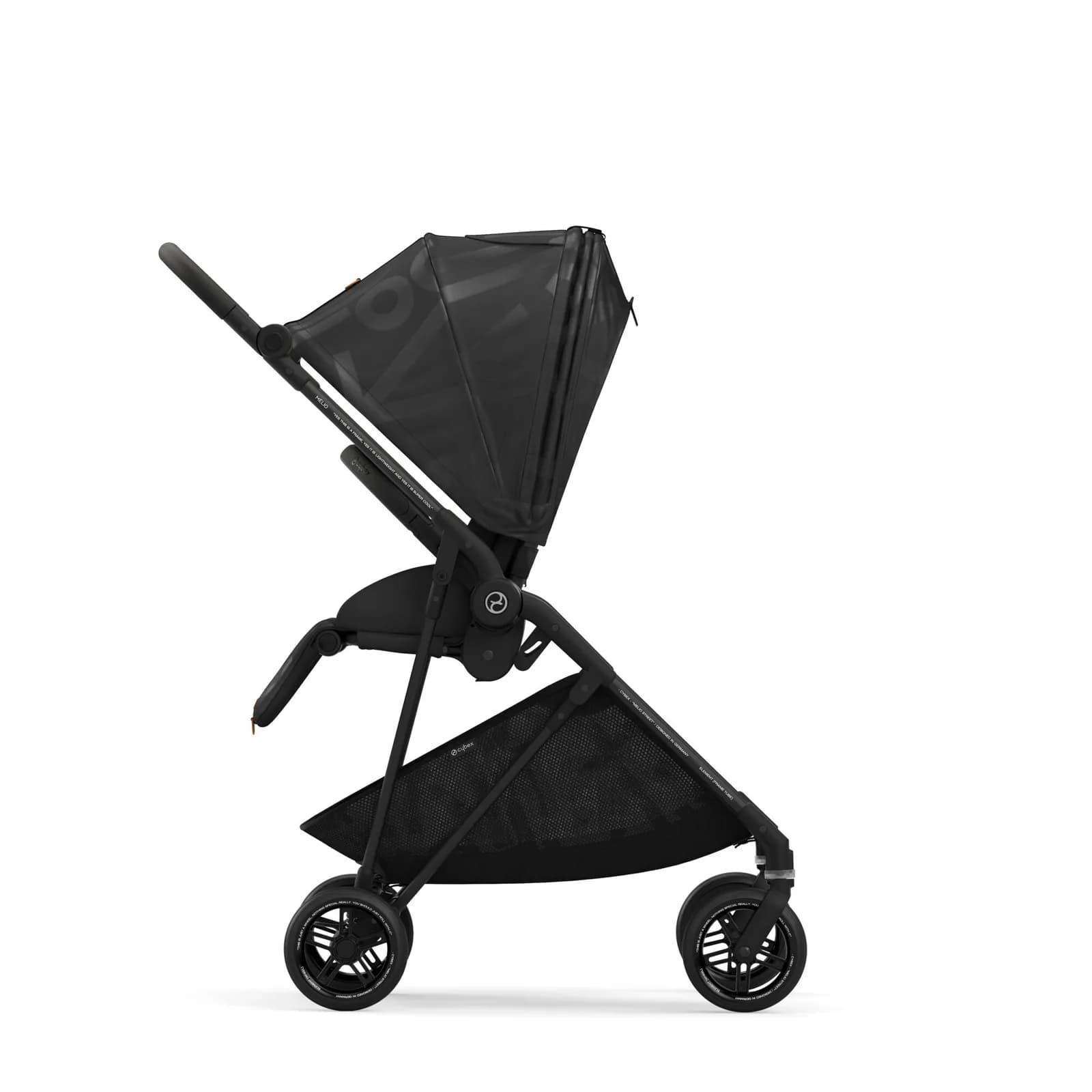 Коляска прогулянкова Сybex Melio Real black 522002631 фото 2 Коляска прогулянкова Сybex Melio Real black 522002631 фото 2