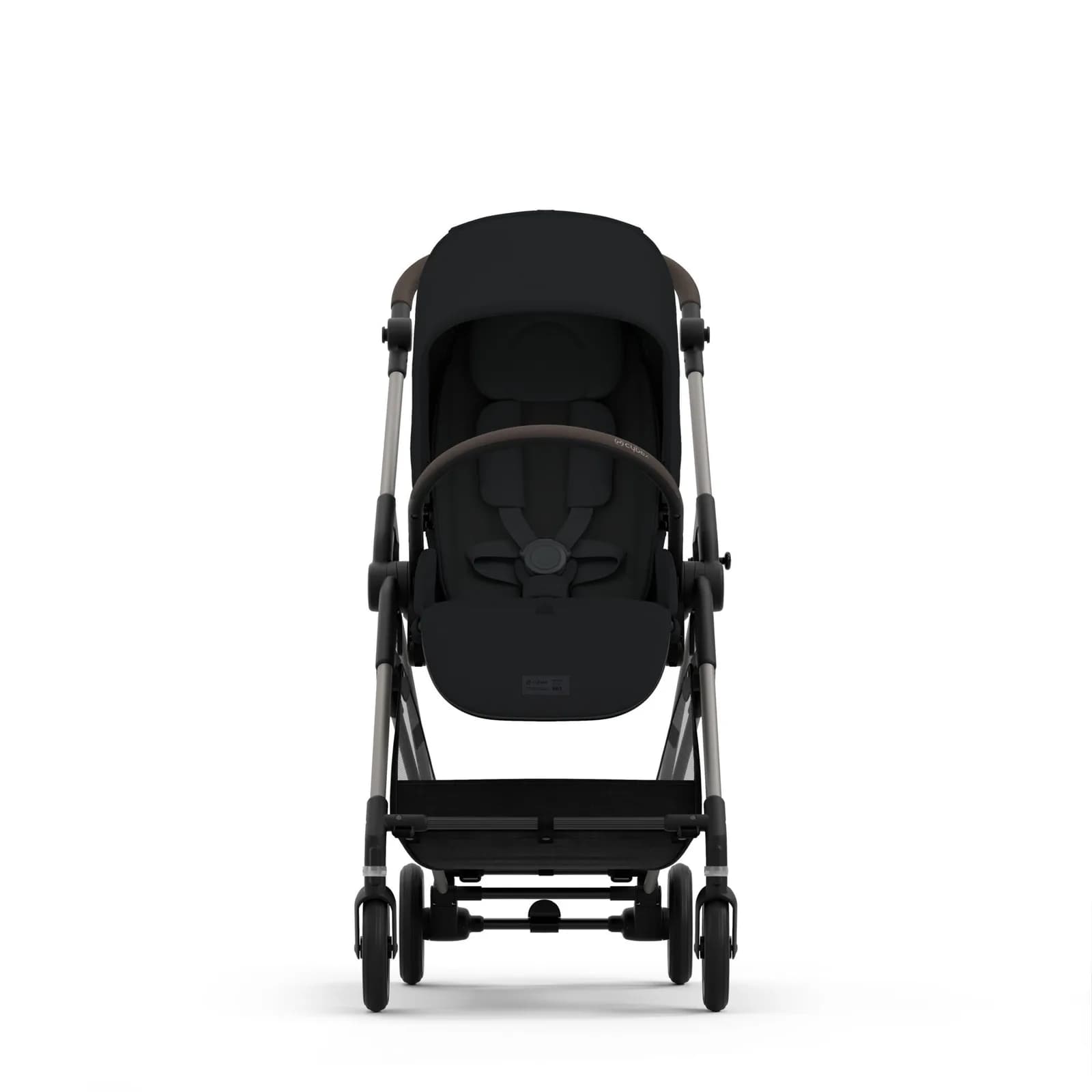 Коляска прогулочная Cybex Melio 522002647 Moon Black фото 4 Коляска прогулочная Cybex Melio 522002647 Moon Black фото 4