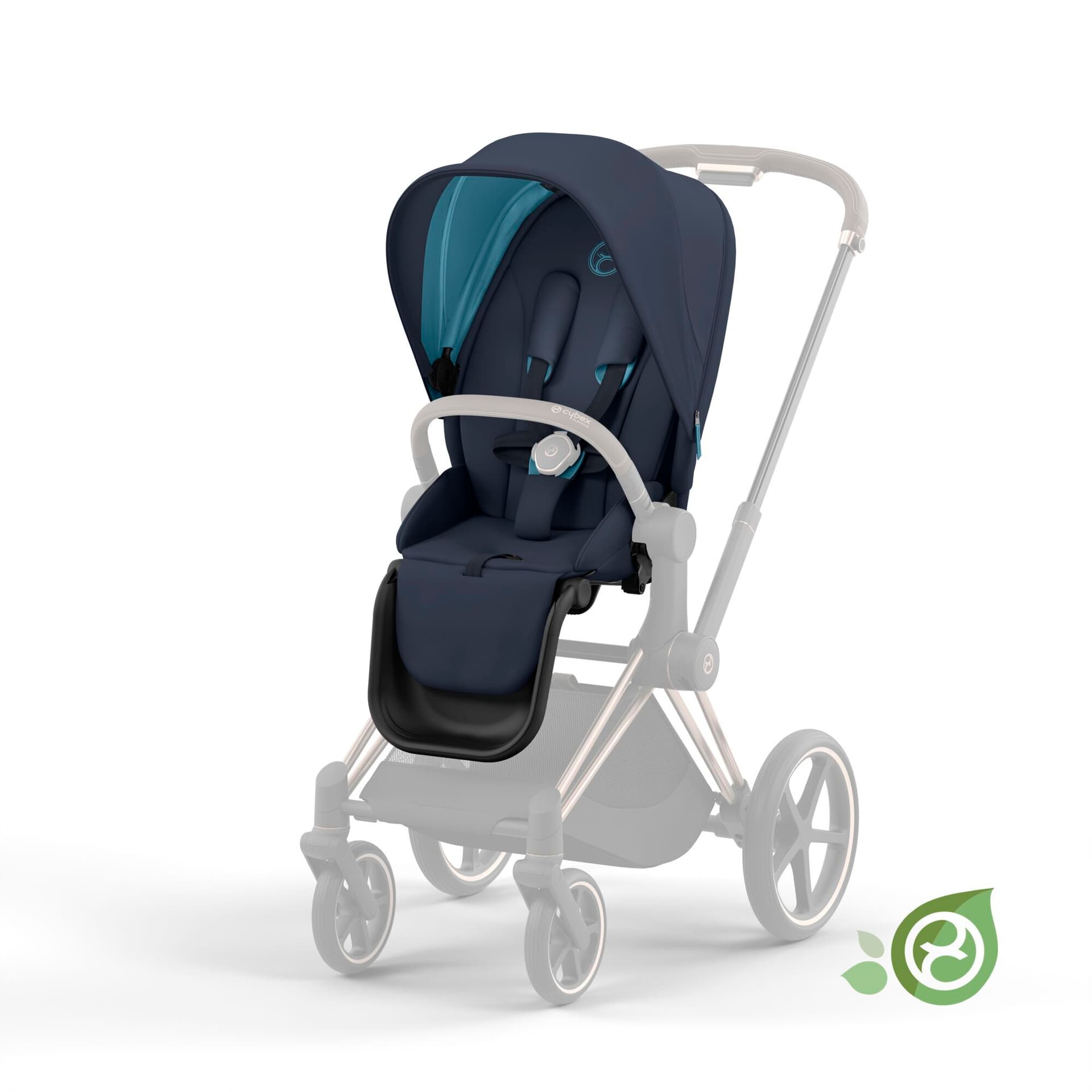 Текстиль для прогулянкового блоку Cybex Priam Conscious Collection Dark Navy 521003751 Текстиль для прогулянкового блоку Cybex Priam Conscious Collection Dark Navy 521003751