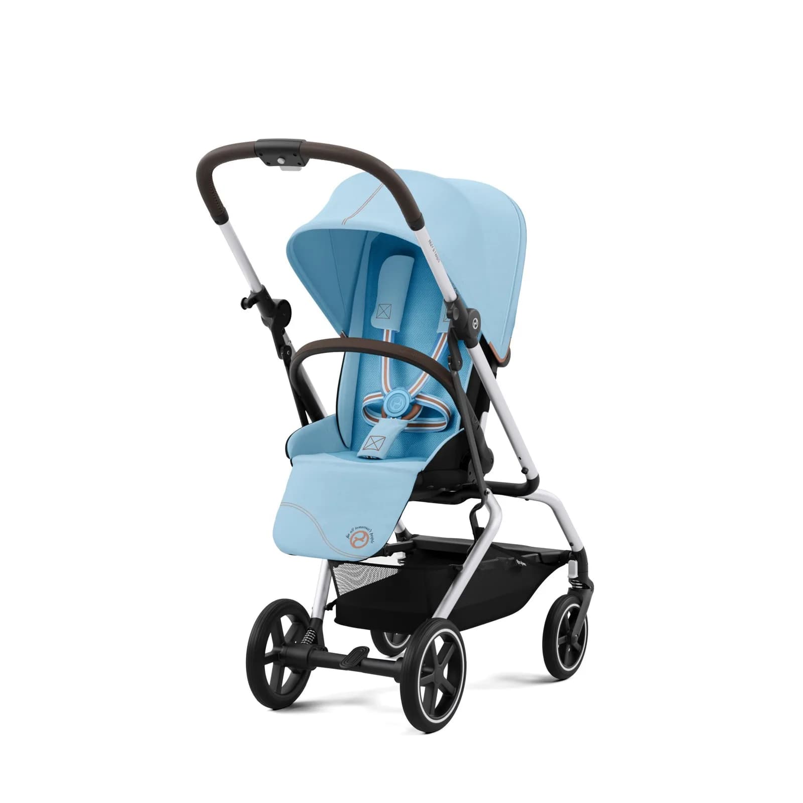 Коляска прогулочная Cybex Eezy S Twist+ 2 SLV 522001117 Beach Blue фото 3 Коляска прогулочная Cybex Eezy S Twist+ 2 SLV 522001117 Beach Blue фото 3